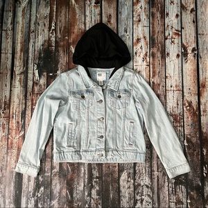 RSQ Tilly’s Light Blue Denim Hoodie Jacket